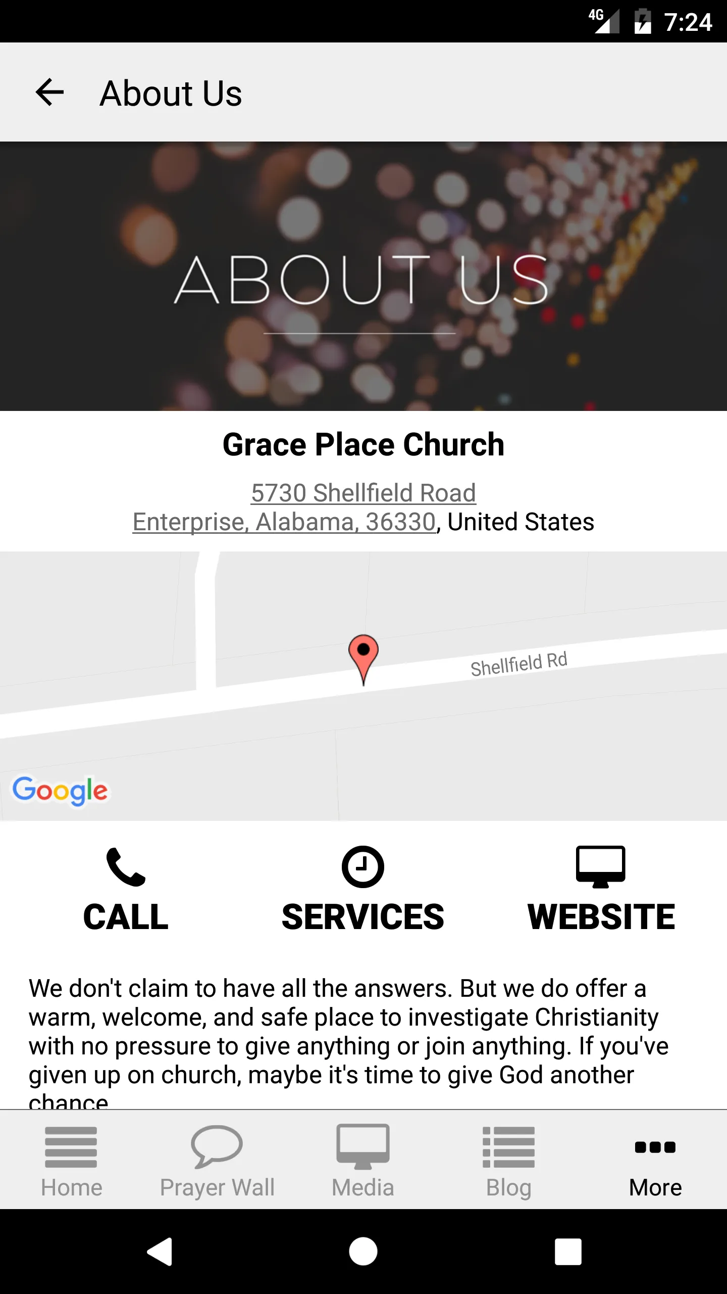 The Grace Place Church | Indus Appstore | Screenshot