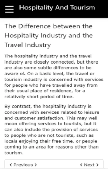 Hospitality and Tourism | Indus Appstore | Screenshot