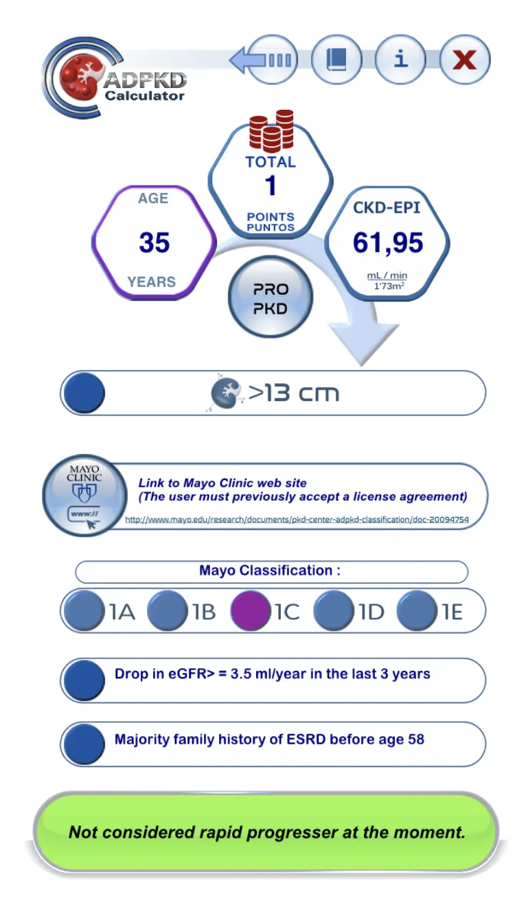 ADPKD Calculator | Indus Appstore | Screenshot