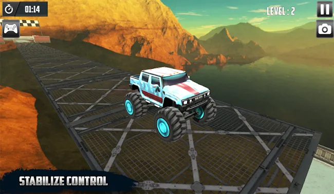 3D Impossible Monster Truck Survivor - 2020 | Indus Appstore | Screenshot