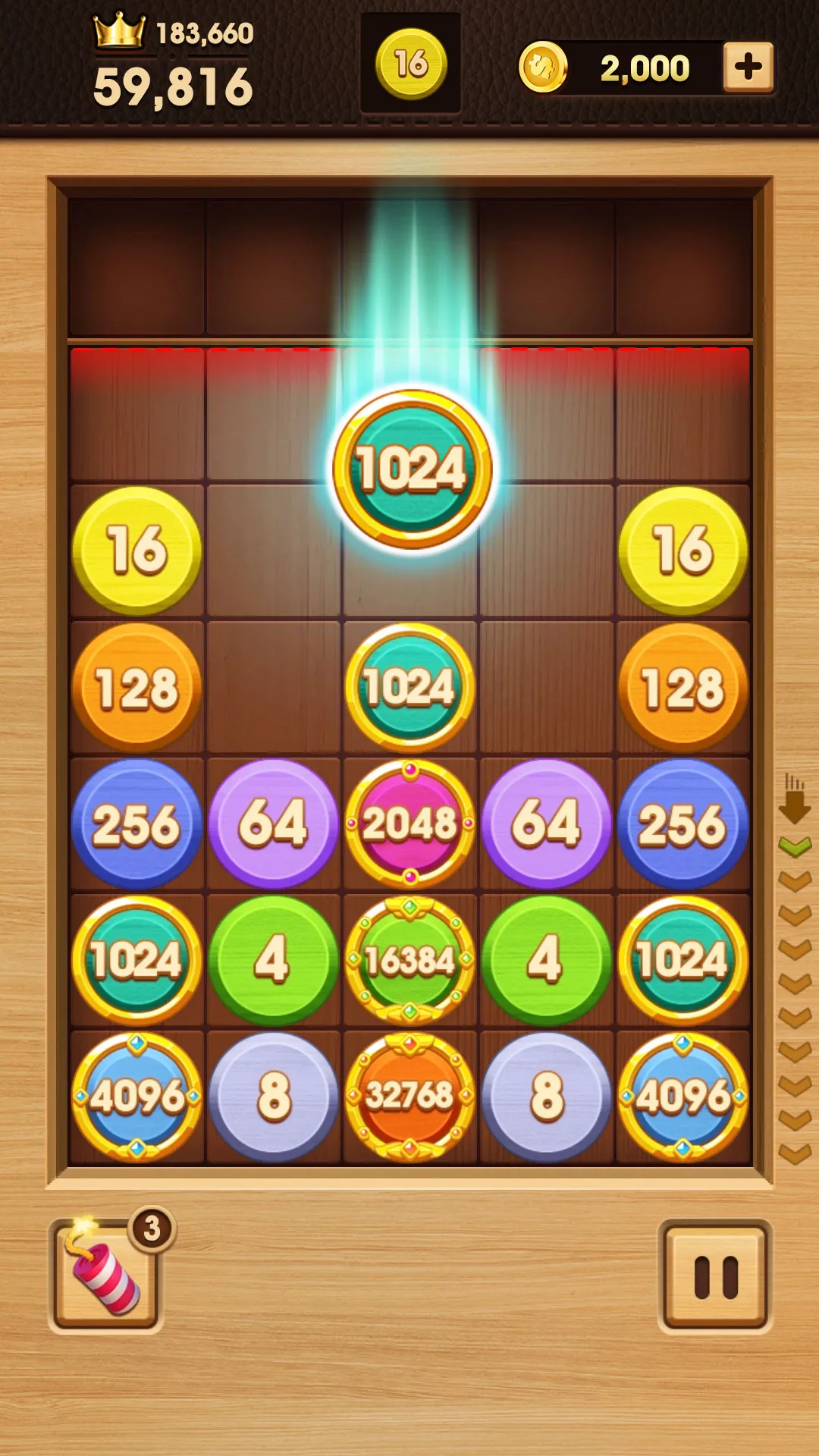 Merge Numbers – 2048 Puzzle | Indus Appstore | Screenshot