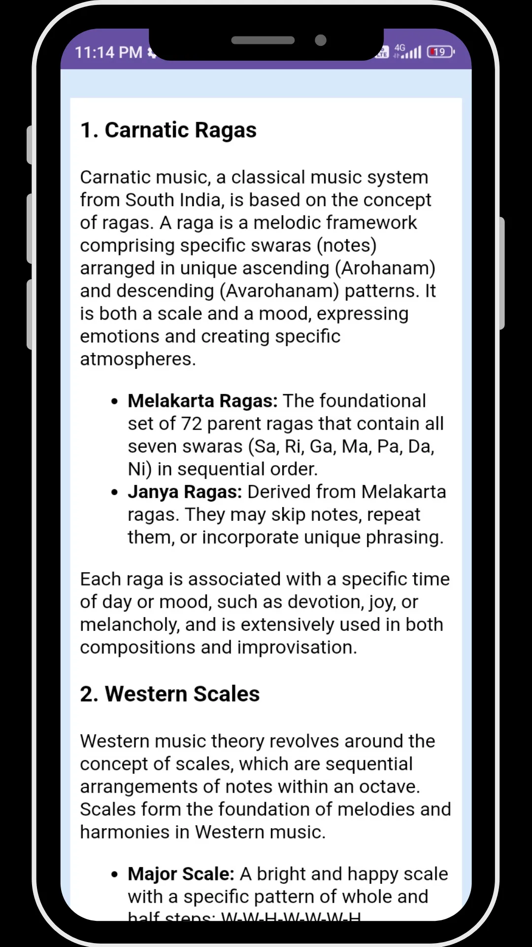 Western to Carnatic | Indus Appstore | Screenshot