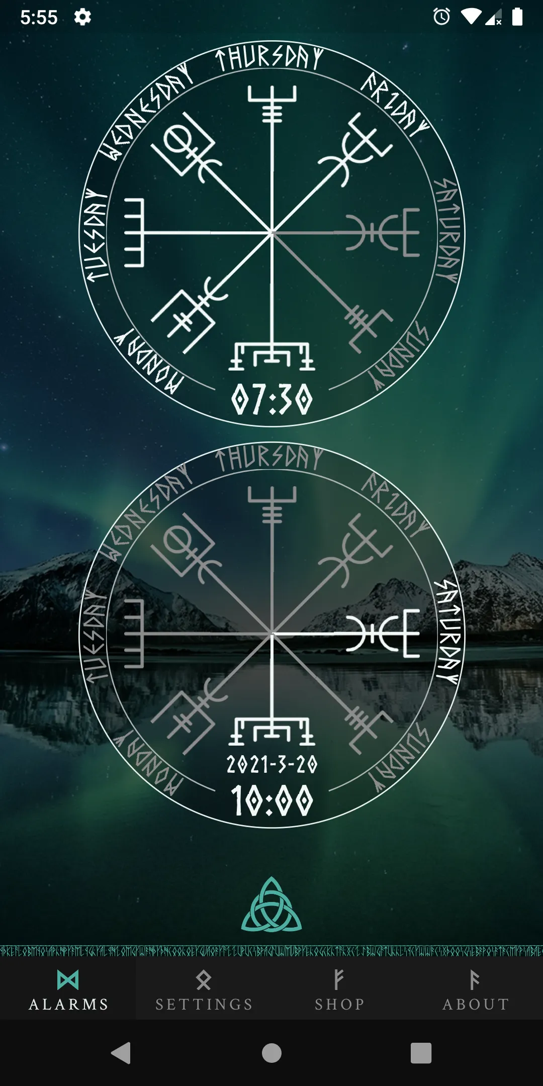 Viking music alarm clock | Indus Appstore | Screenshot