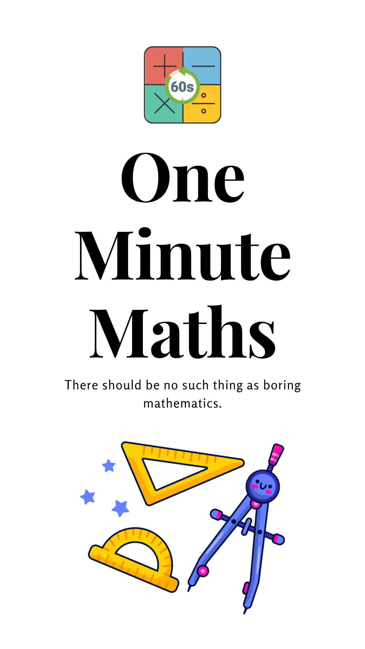 One Minute Math | Indus Appstore | Screenshot