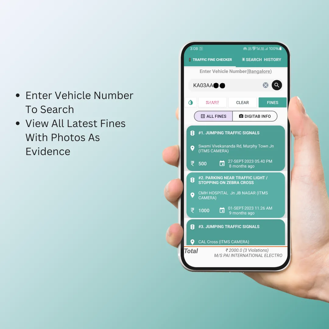 Bengaluru Traffic -Check Fines | Indus Appstore | Screenshot