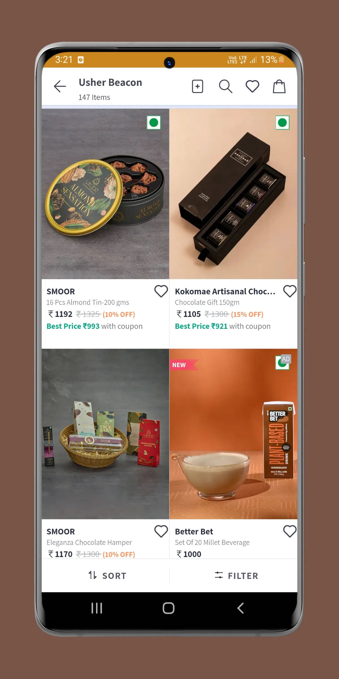 Chocolate Online Shopping App | Indus Appstore | Screenshot