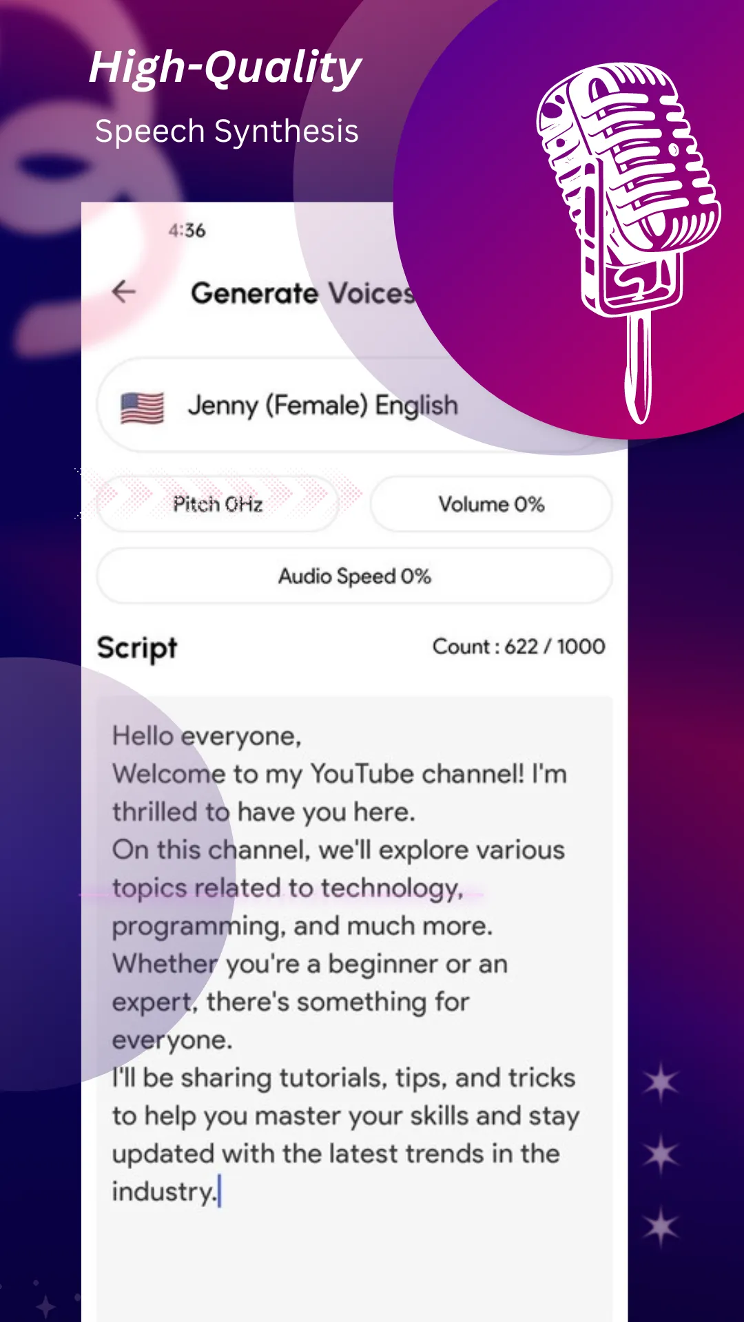 TTS Maker - Text To Speech | Indus Appstore | Screenshot