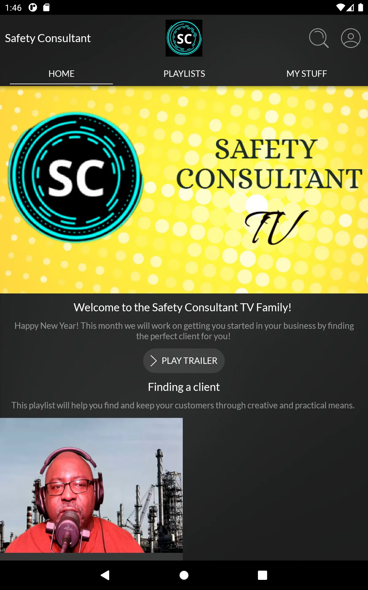 Safety Consultant TV | Indus Appstore | Screenshot