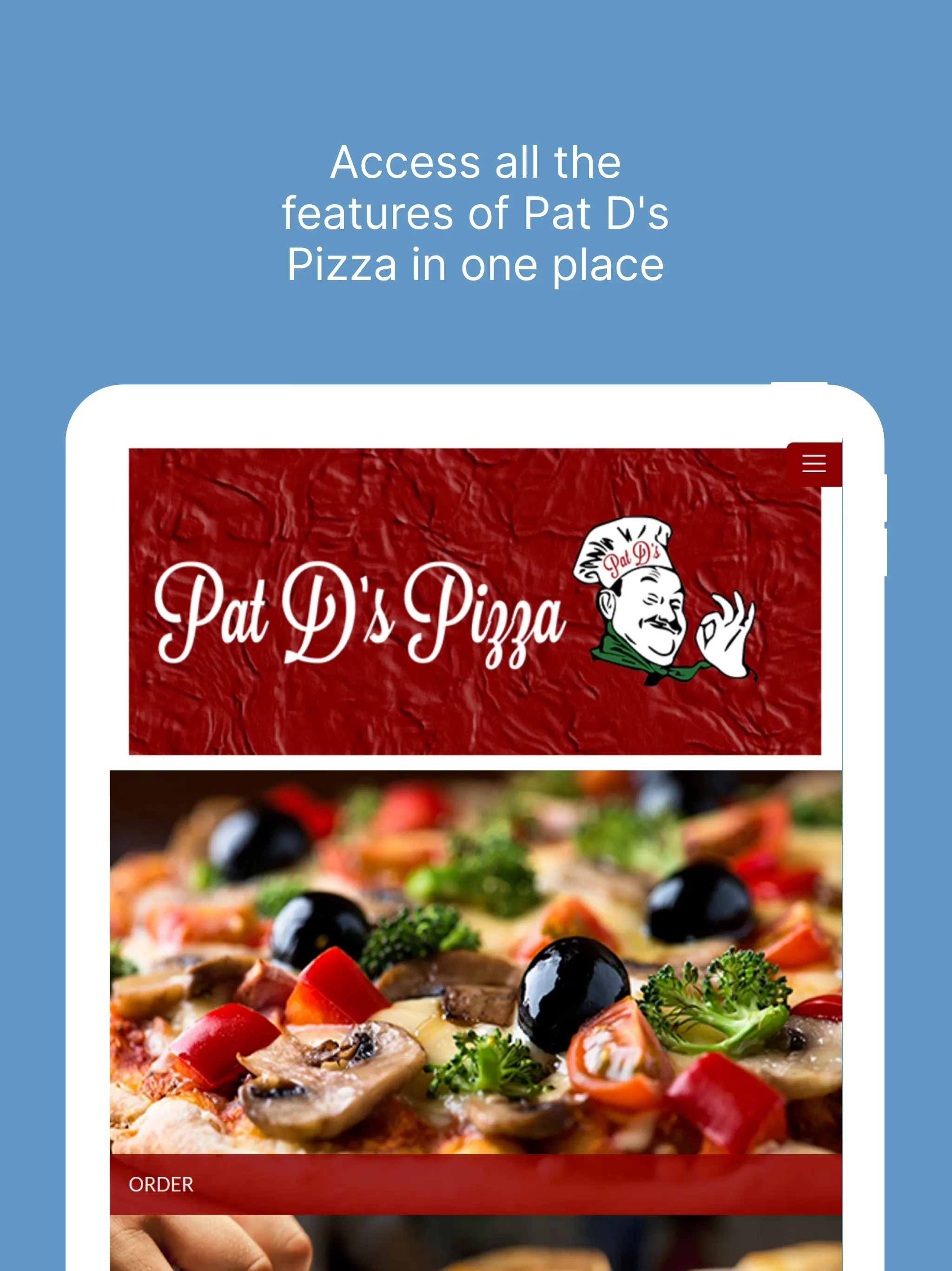 Pat D's Pizza | Indus Appstore | Screenshot