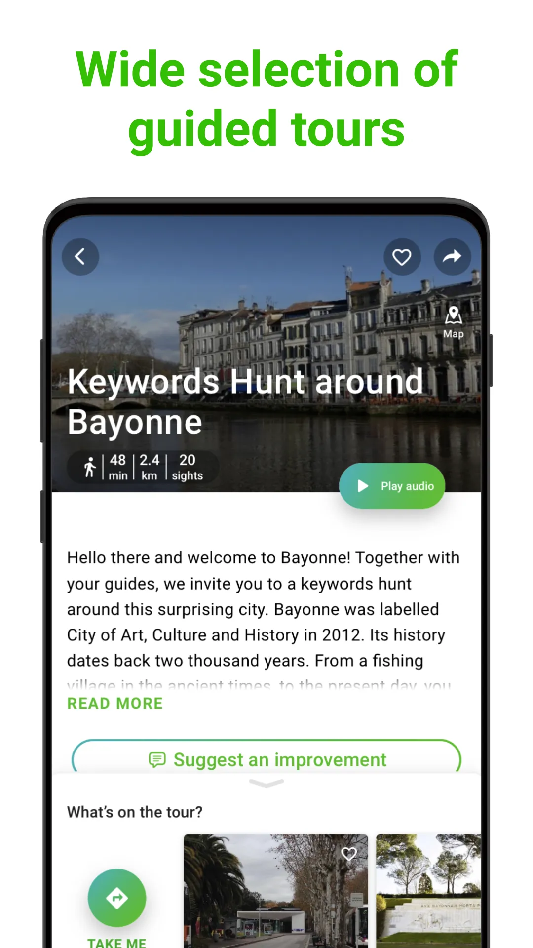 Bayonne Tour Guide:SmartGuide | Indus Appstore | Screenshot