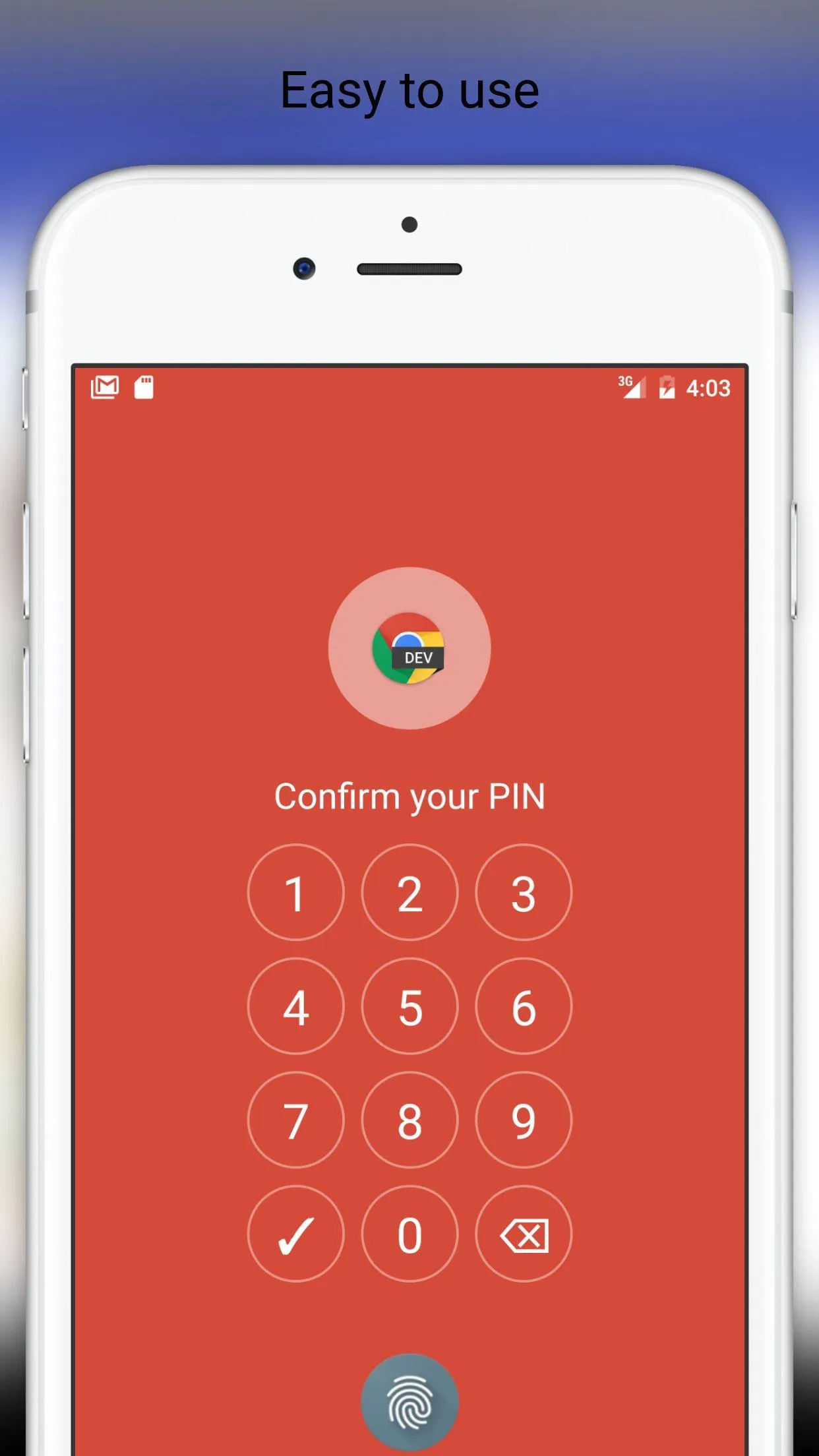 Fingerprint PassCode App Lock | Indus Appstore | Screenshot