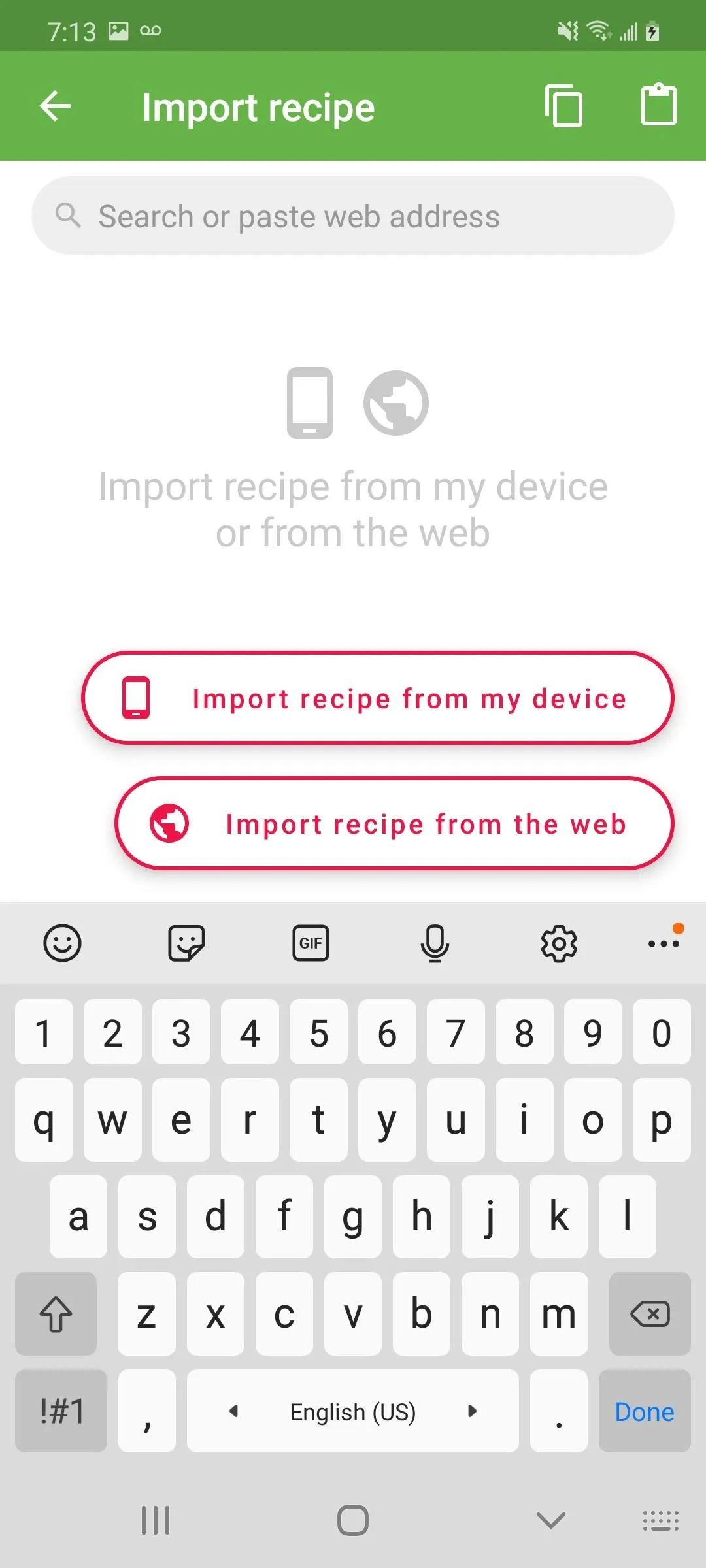 Ace Recipes - My Cookbook | Indus Appstore | Screenshot