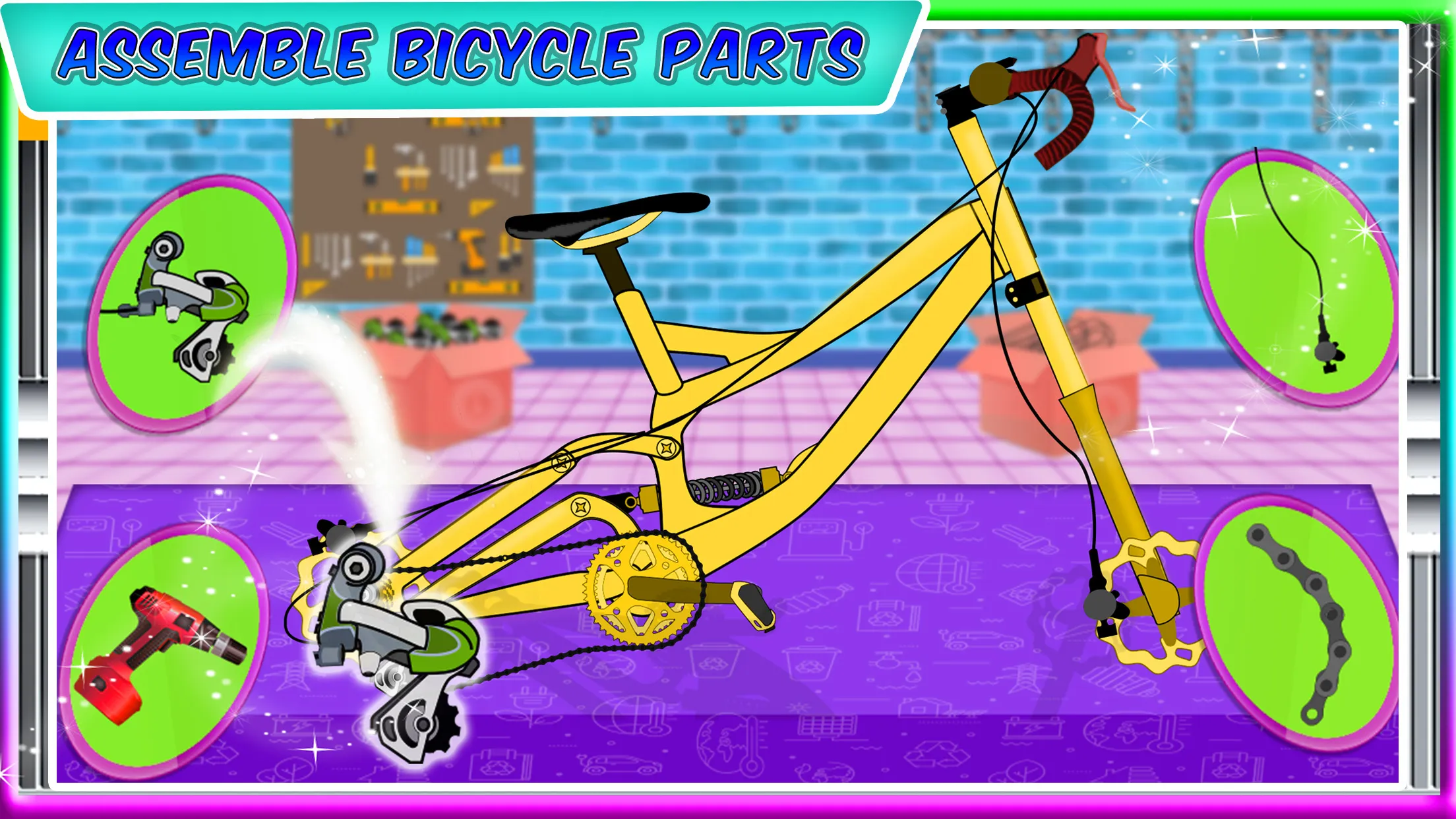 Bicycle Games: Mechanic Shop | Indus Appstore | Screenshot