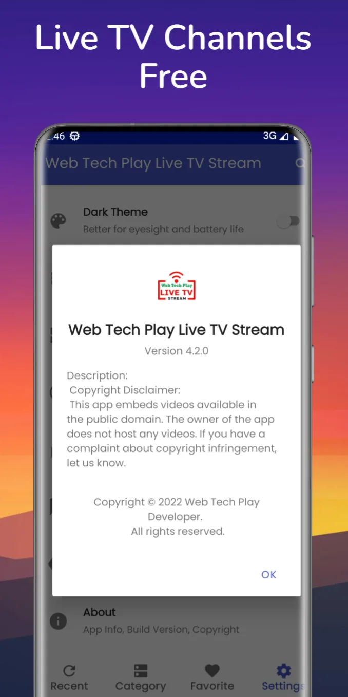 Web Tech Play Live TV Stream | Indus Appstore | Screenshot