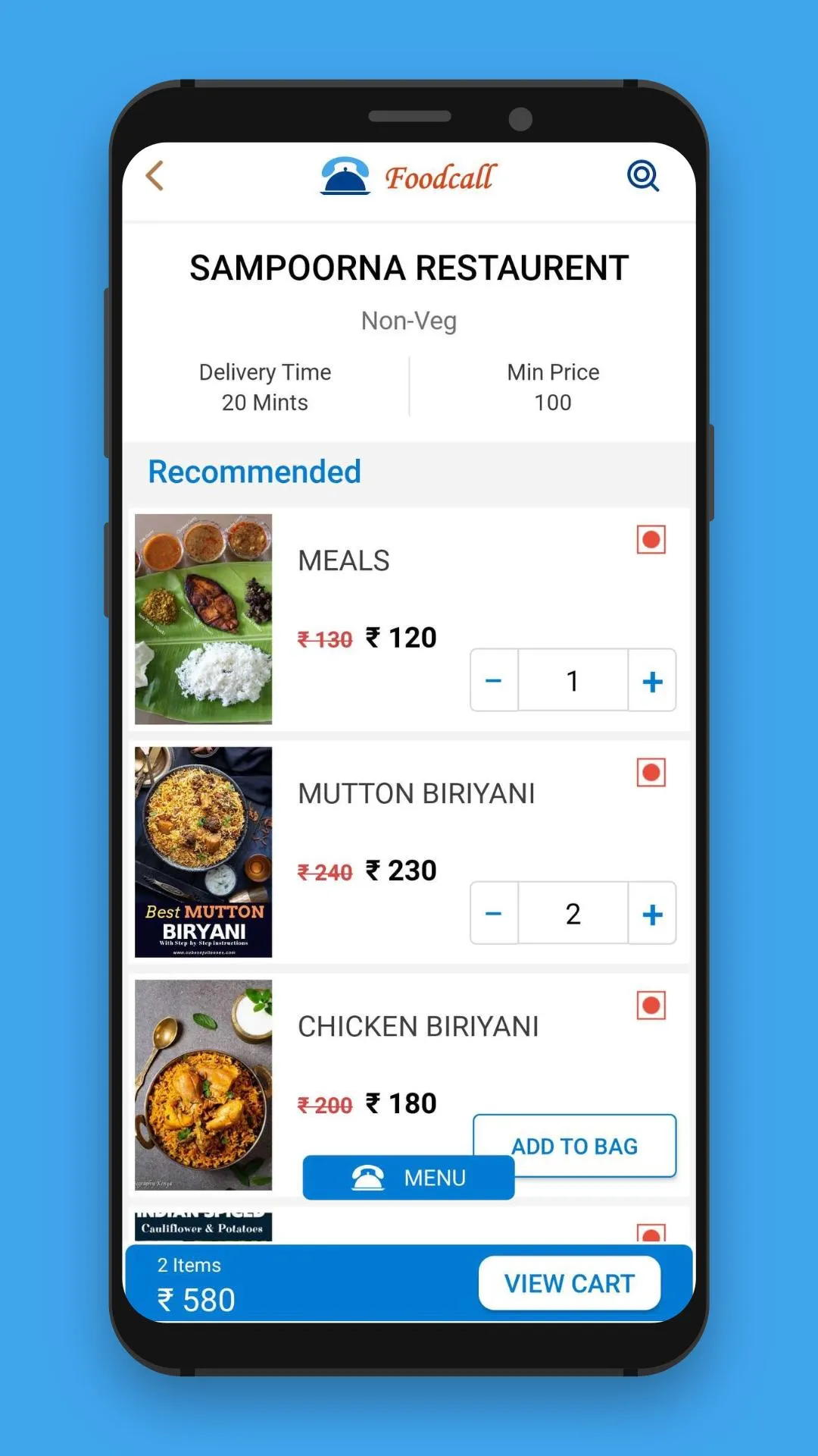 Food Call | Indus Appstore | Screenshot