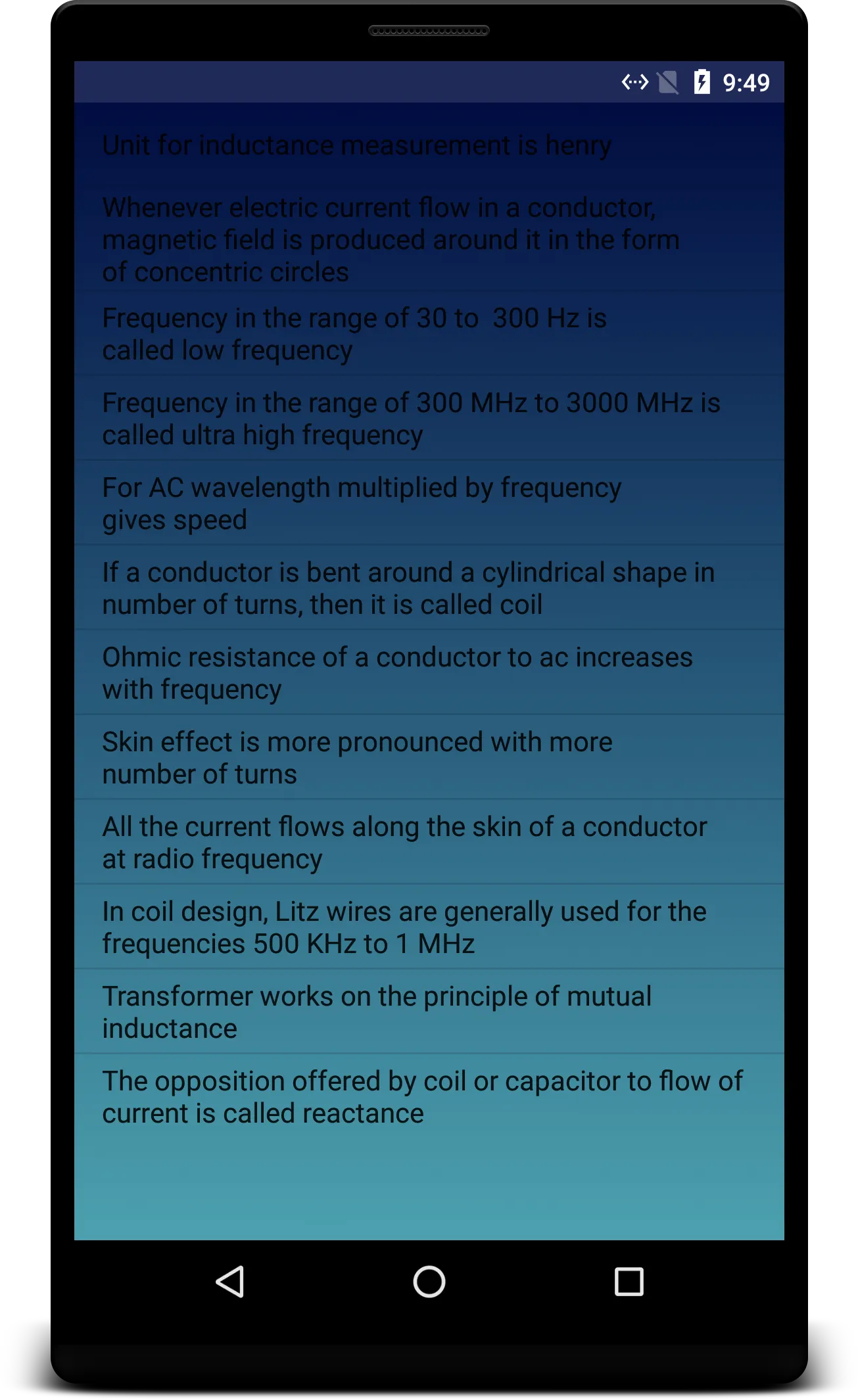 Transformers and Coils Knowled | Indus Appstore | Screenshot