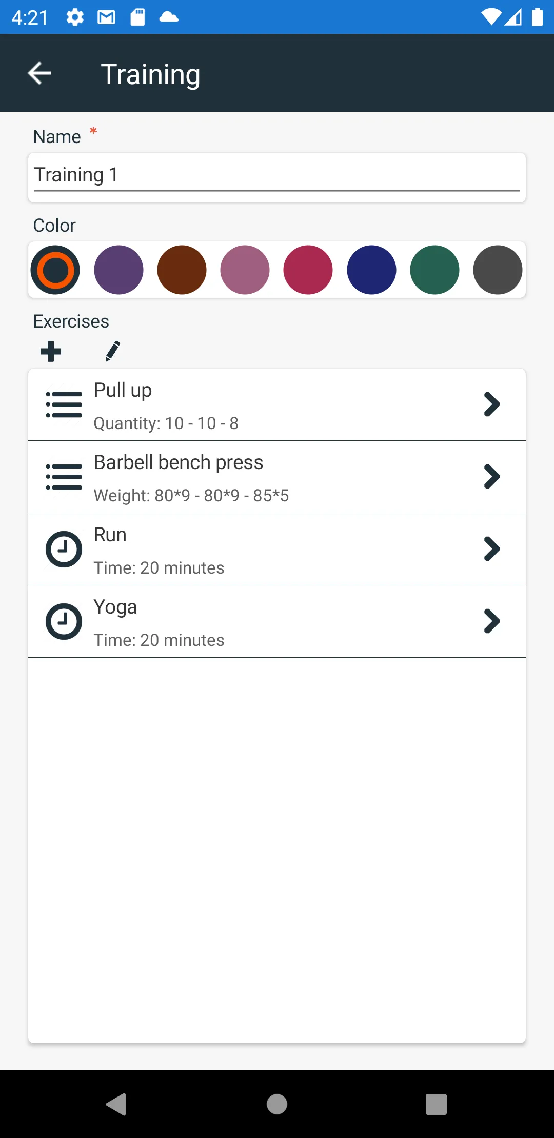 Workout planner: gym, fitness | Indus Appstore | Screenshot