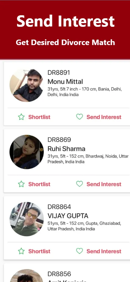 Divorce Rishtey Matrimony App | Indus Appstore | Screenshot