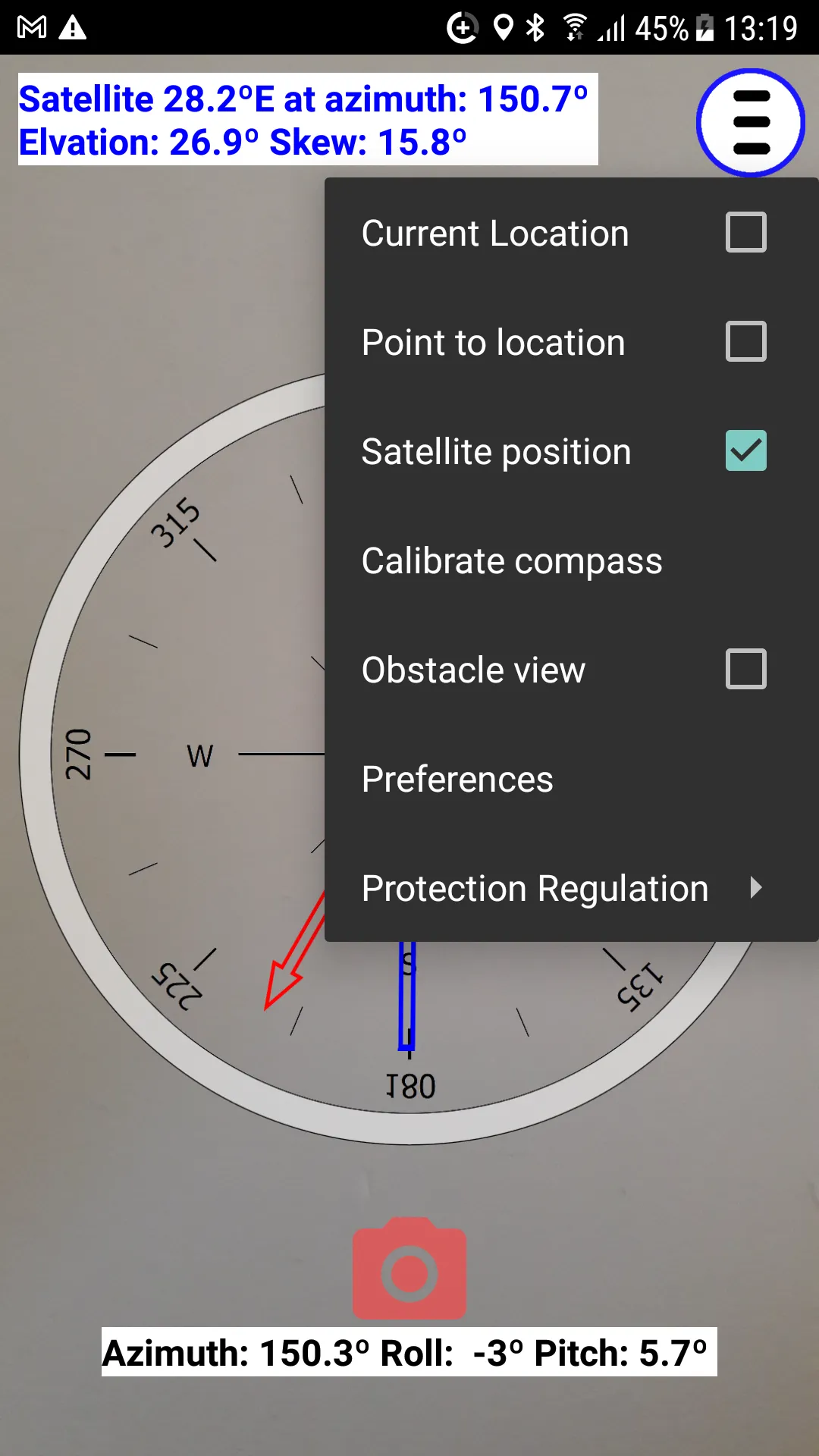 Satellite compass | Indus Appstore | Screenshot