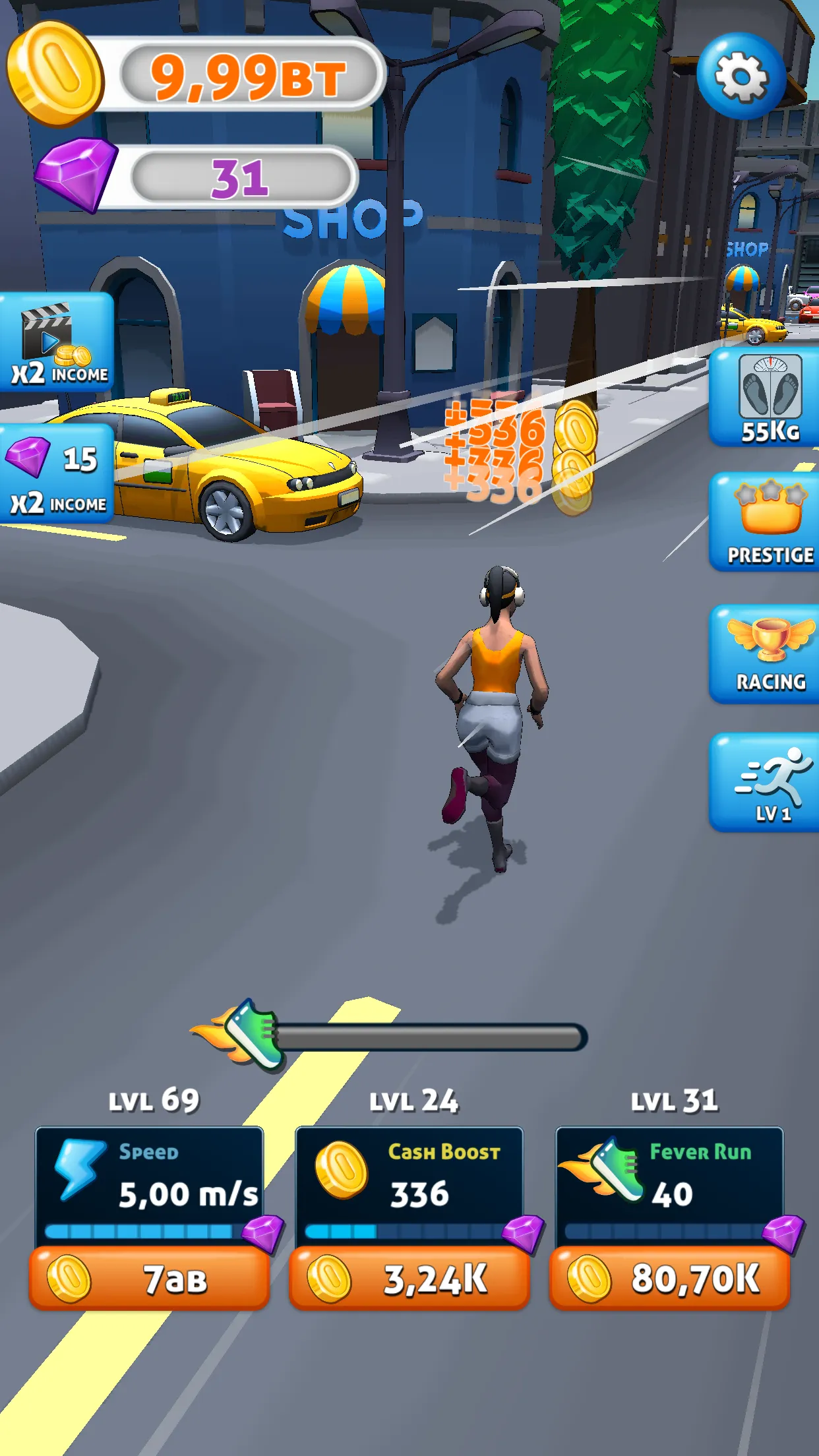 Idle Runner - Fun Clicker Game | Indus Appstore | Screenshot