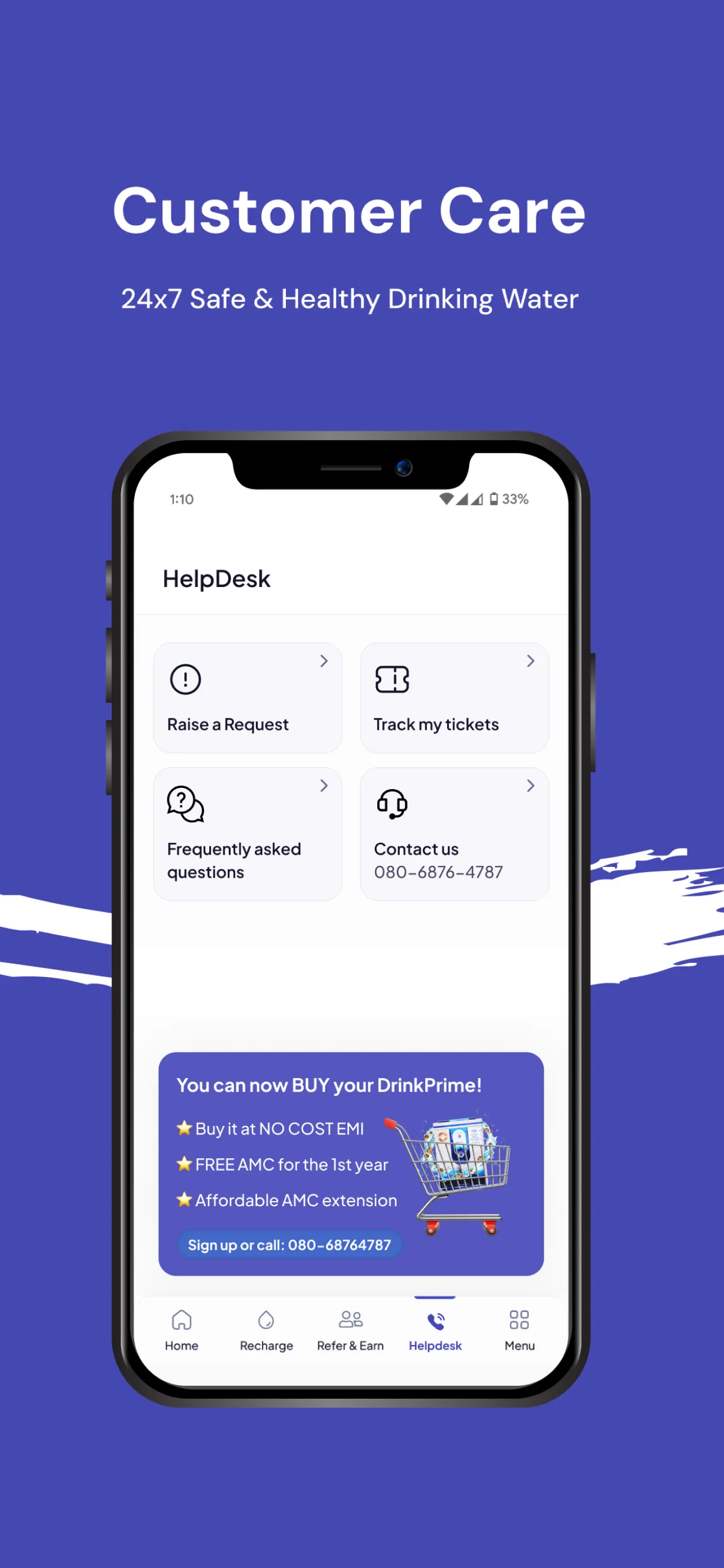 DrinkPrime Water Purifier | Indus Appstore | Screenshot