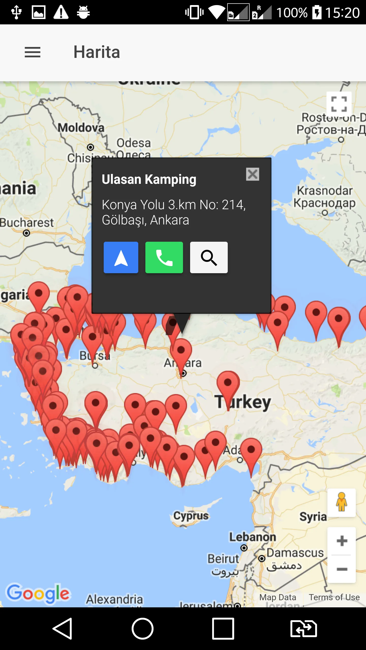 Motorhome Parking in Turkey | Indus Appstore | Screenshot