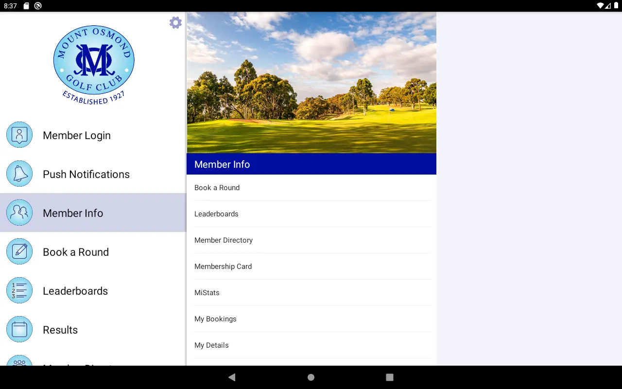 Mount Osmond Golf Club | Indus Appstore | Screenshot