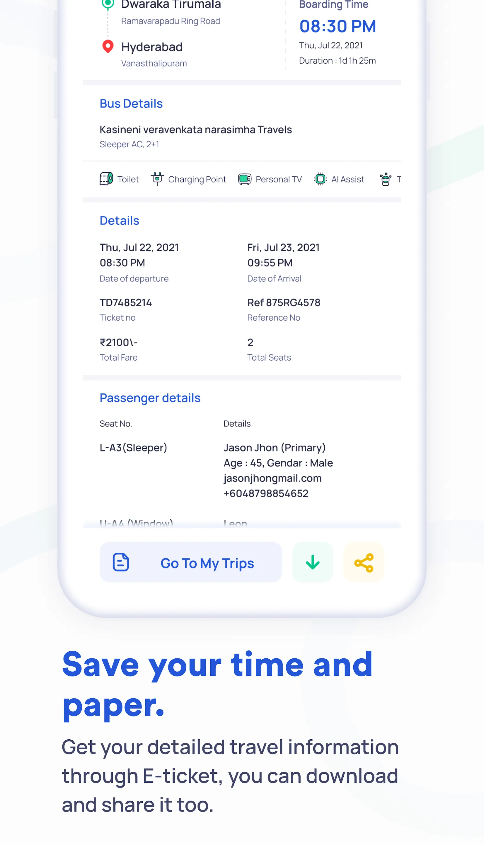 OneTransit | Indus Appstore | Screenshot