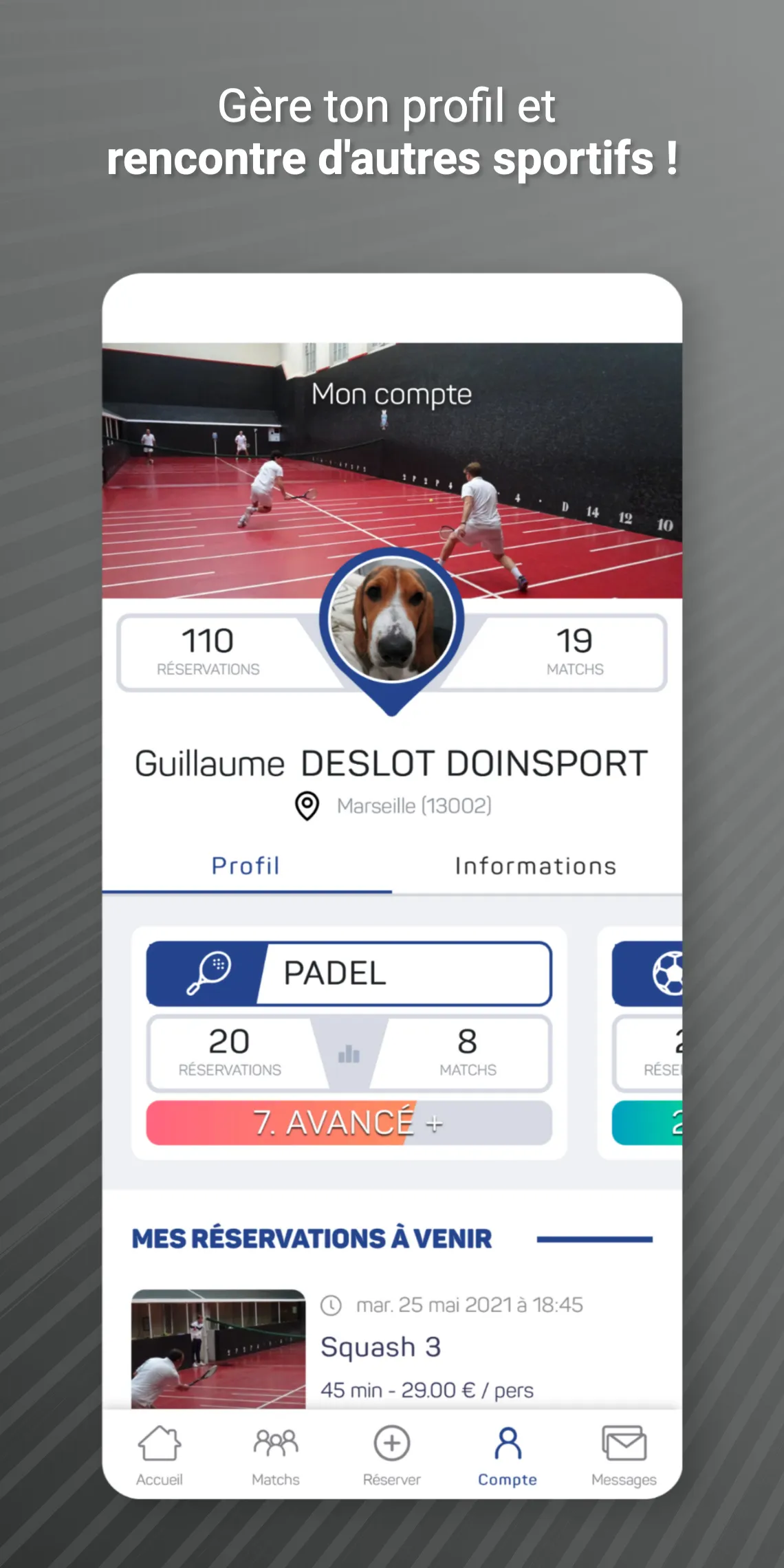 Jeu de Paume & Squash | Indus Appstore | Screenshot