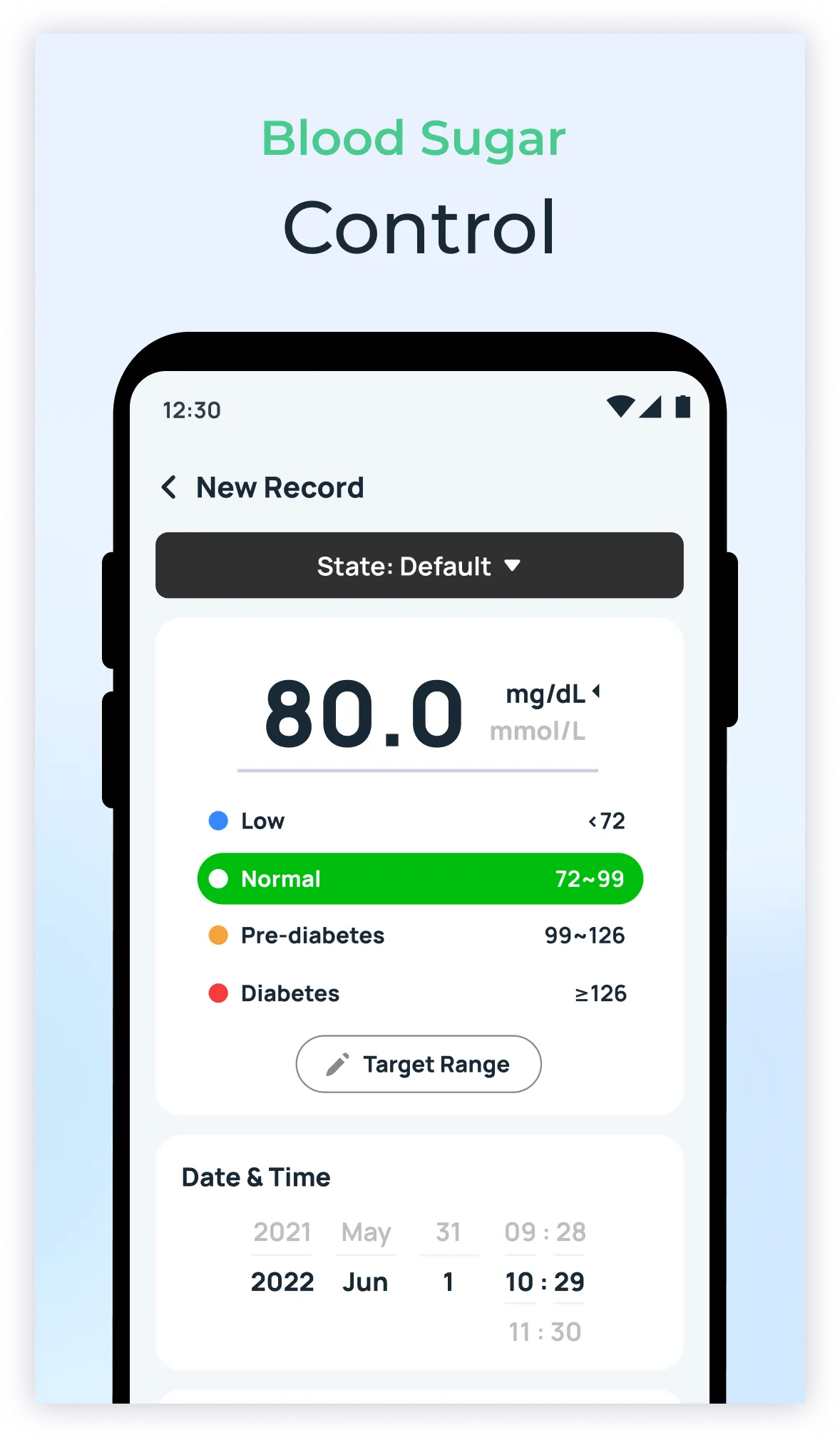 Blood Sugar & Diabetes Tracker | Indus Appstore | Screenshot