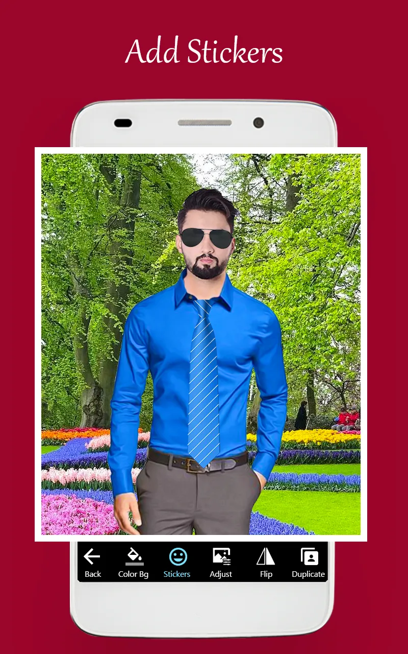 Men formal shirt photo editor | Indus Appstore | Screenshot