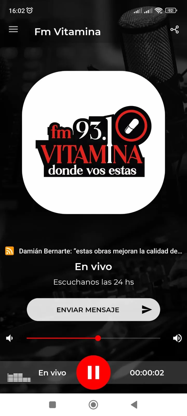 Vitamina Fm | Indus Appstore | Screenshot