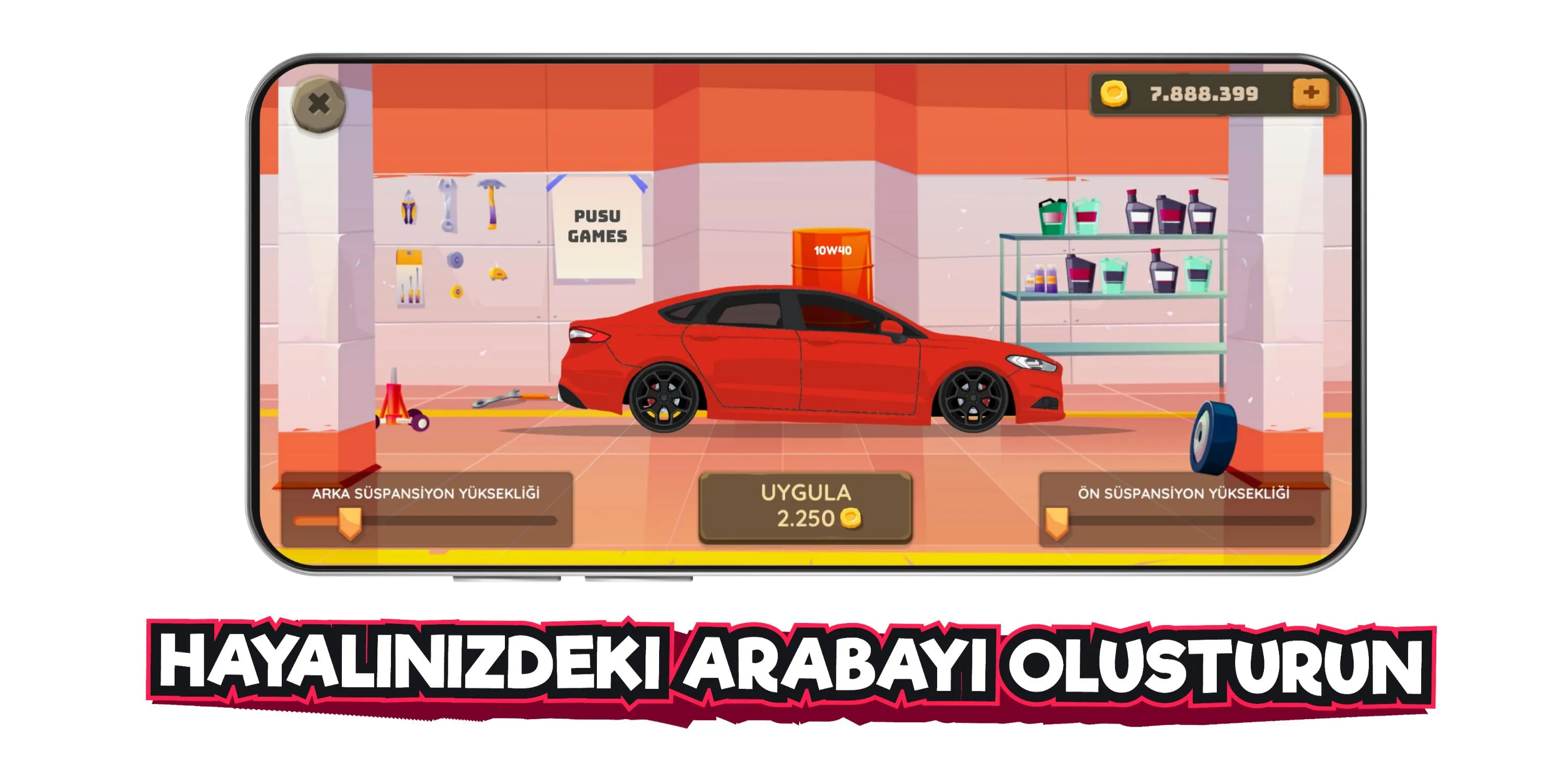 2d Car Series Tuning Game | Indus Appstore | Screenshot