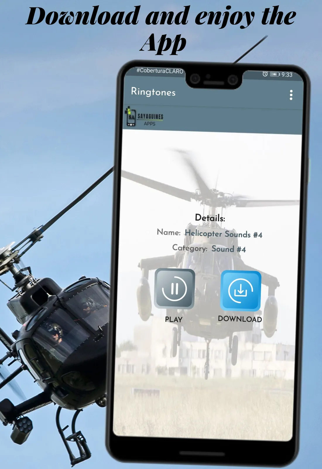 Helicopter ringtones, helicopt | Indus Appstore | Screenshot