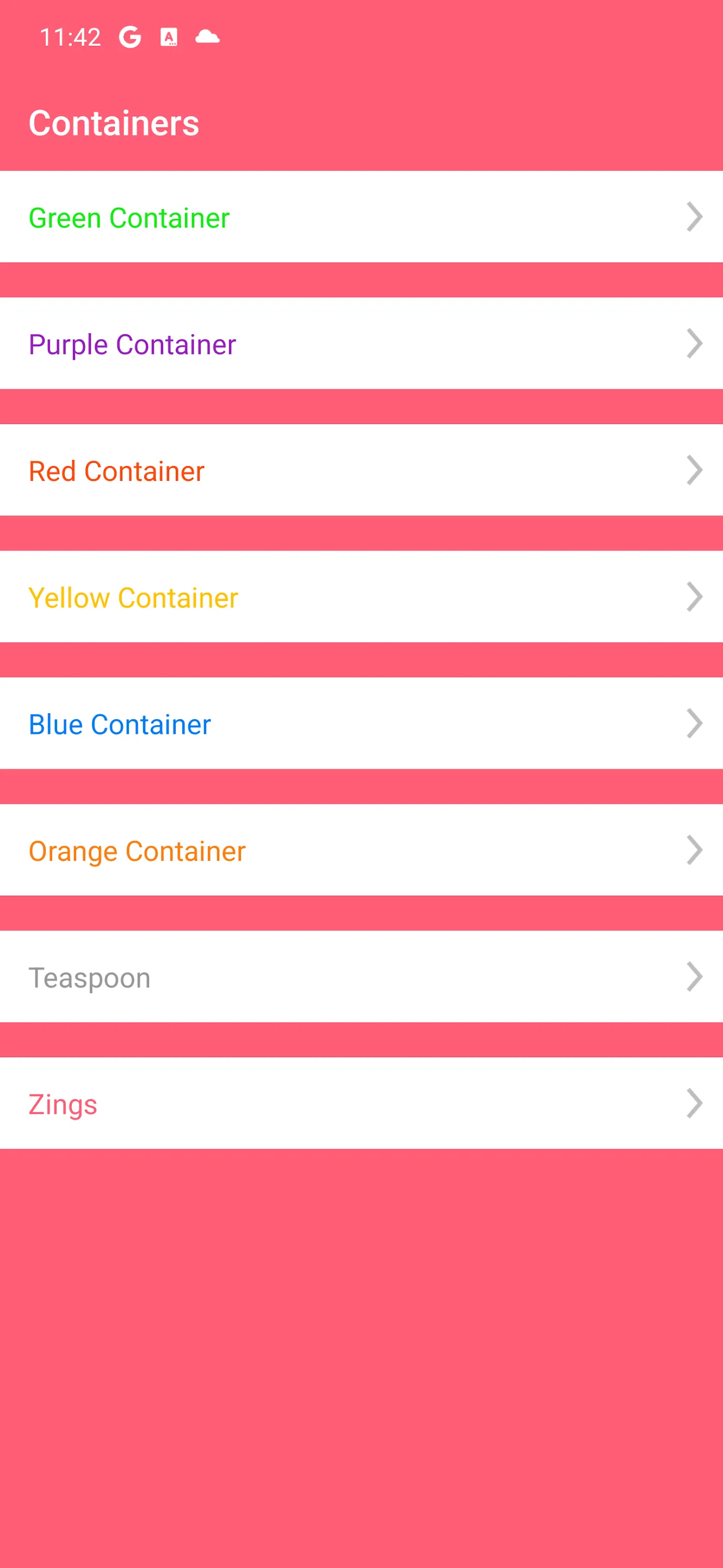 21 Day Container Tracker Fit | Indus Appstore | Screenshot