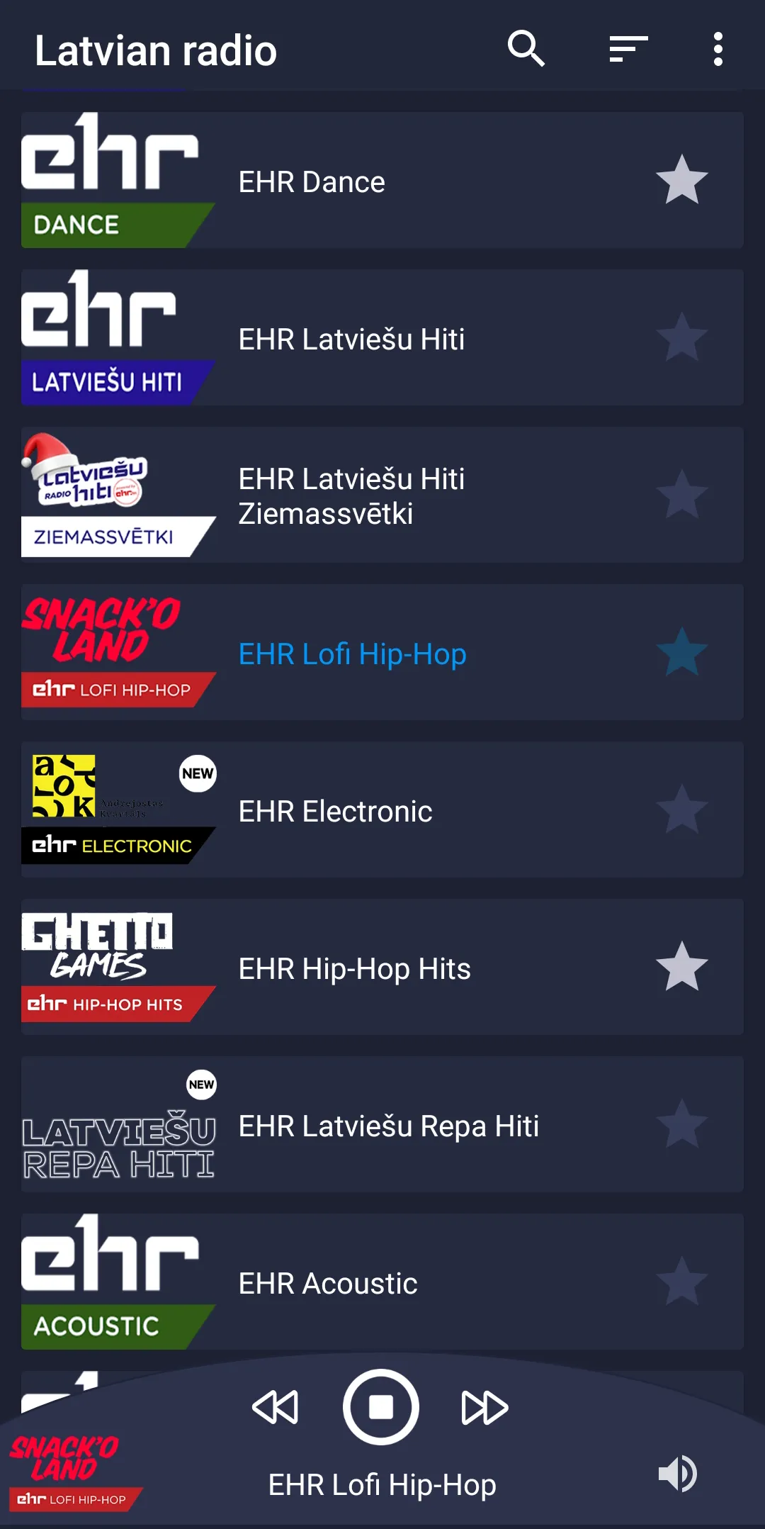 Online Latvian Radio | Indus Appstore | Screenshot