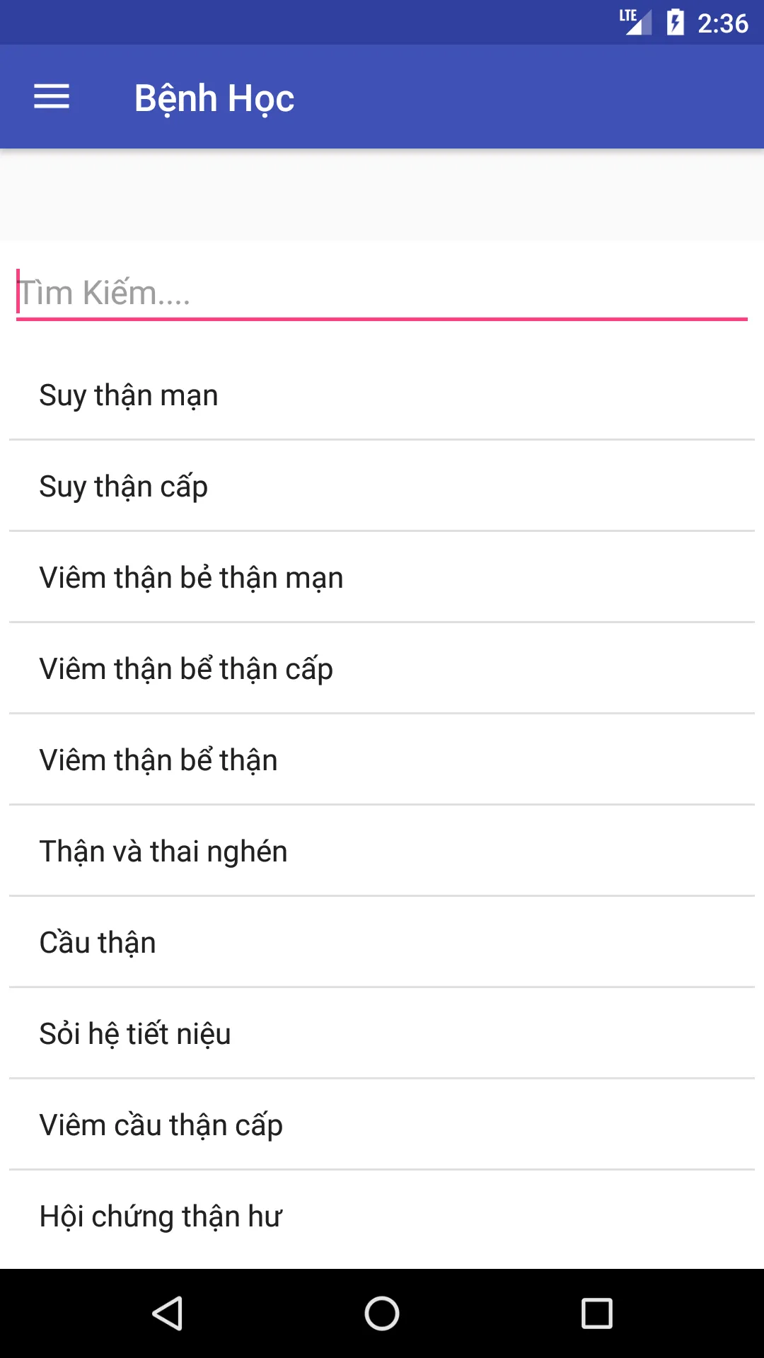 Bệnh học (Benh Hoc) | Indus Appstore | Screenshot