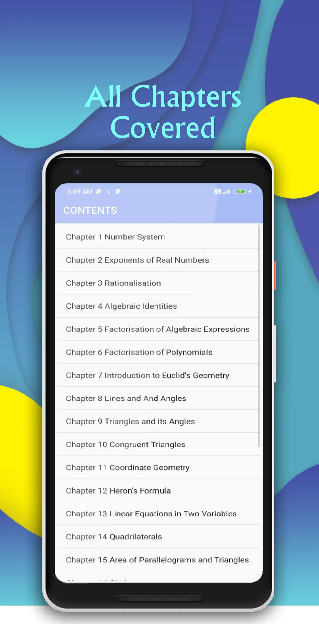 All RD Sharma Solutions 6-12 | Indus Appstore | Screenshot