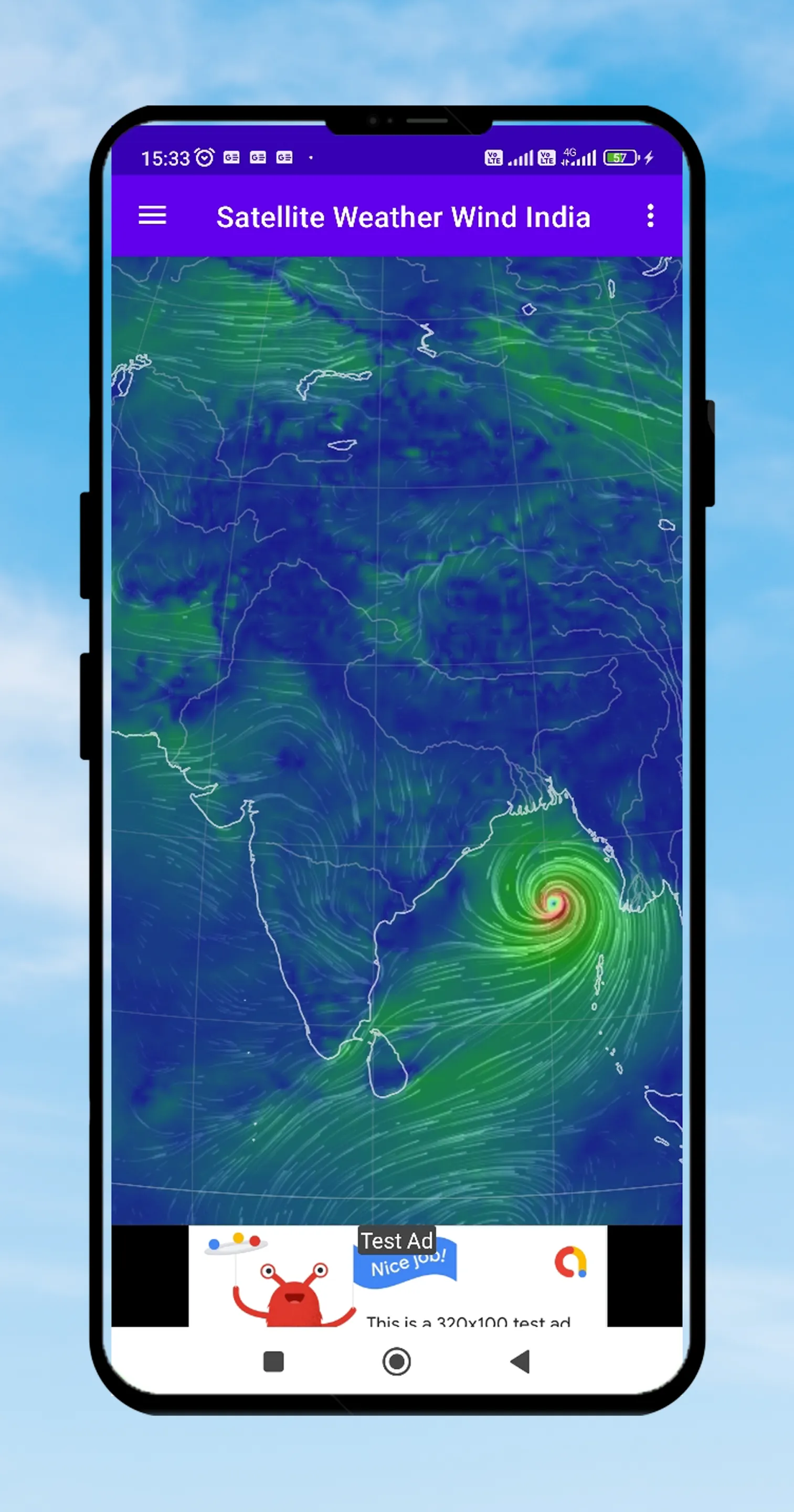 Satellite Weather Wind India | Indus Appstore | Screenshot