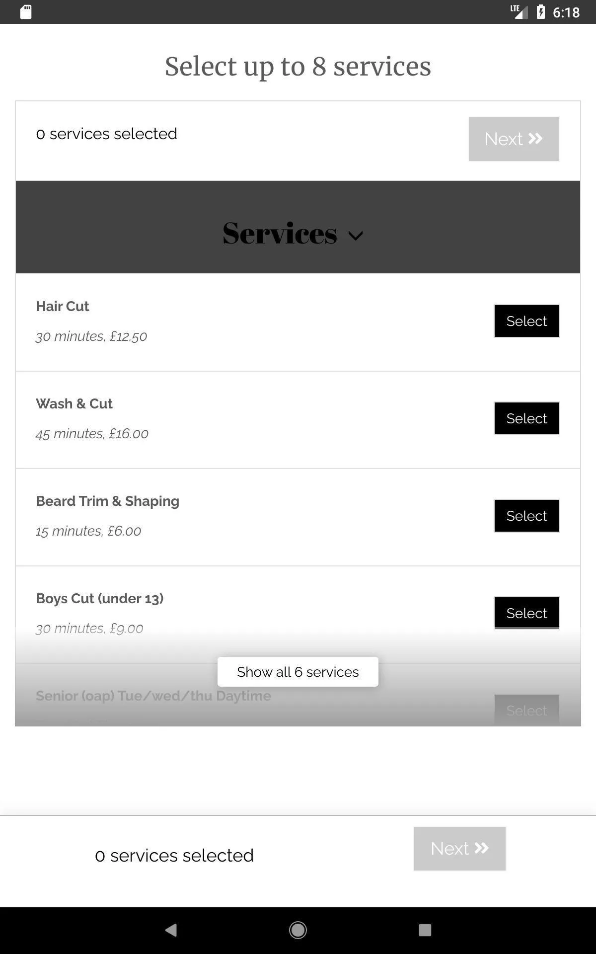 Sweeney's Male Grooming | Indus Appstore | Screenshot