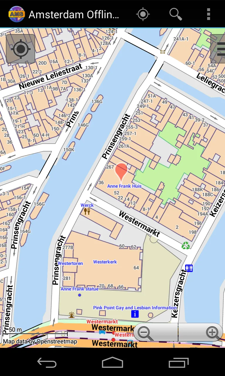 Amsterdam Offline City Map | Indus Appstore | Screenshot