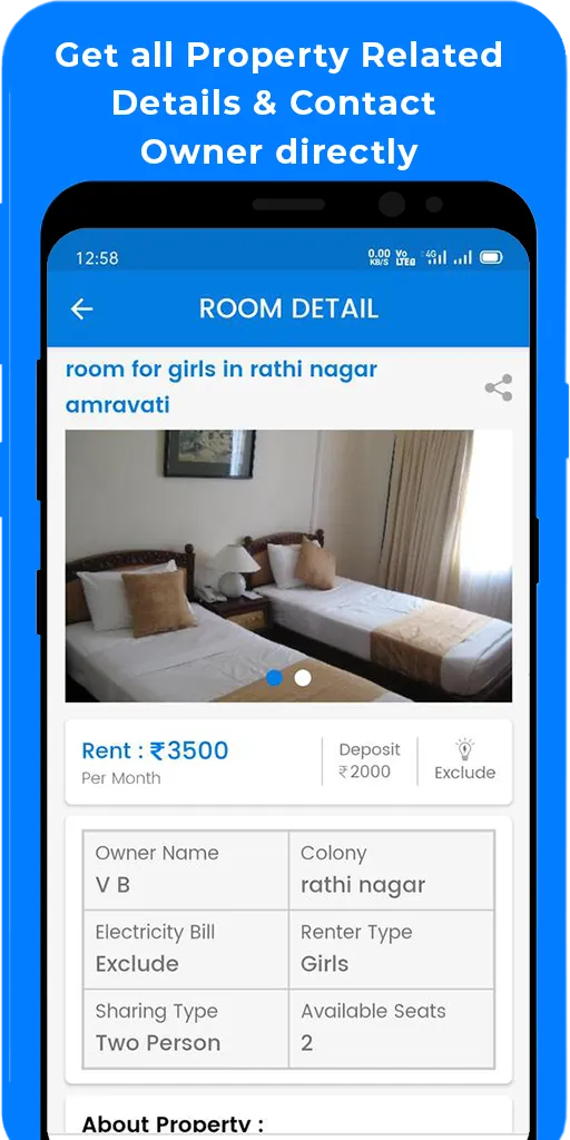 Roomyys: Rent Room, Flat, PG,  | Indus Appstore | Screenshot