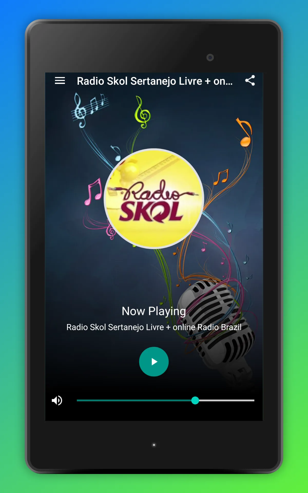 Rádio Skol Sertanejo Ao Vivo | Indus Appstore | Screenshot