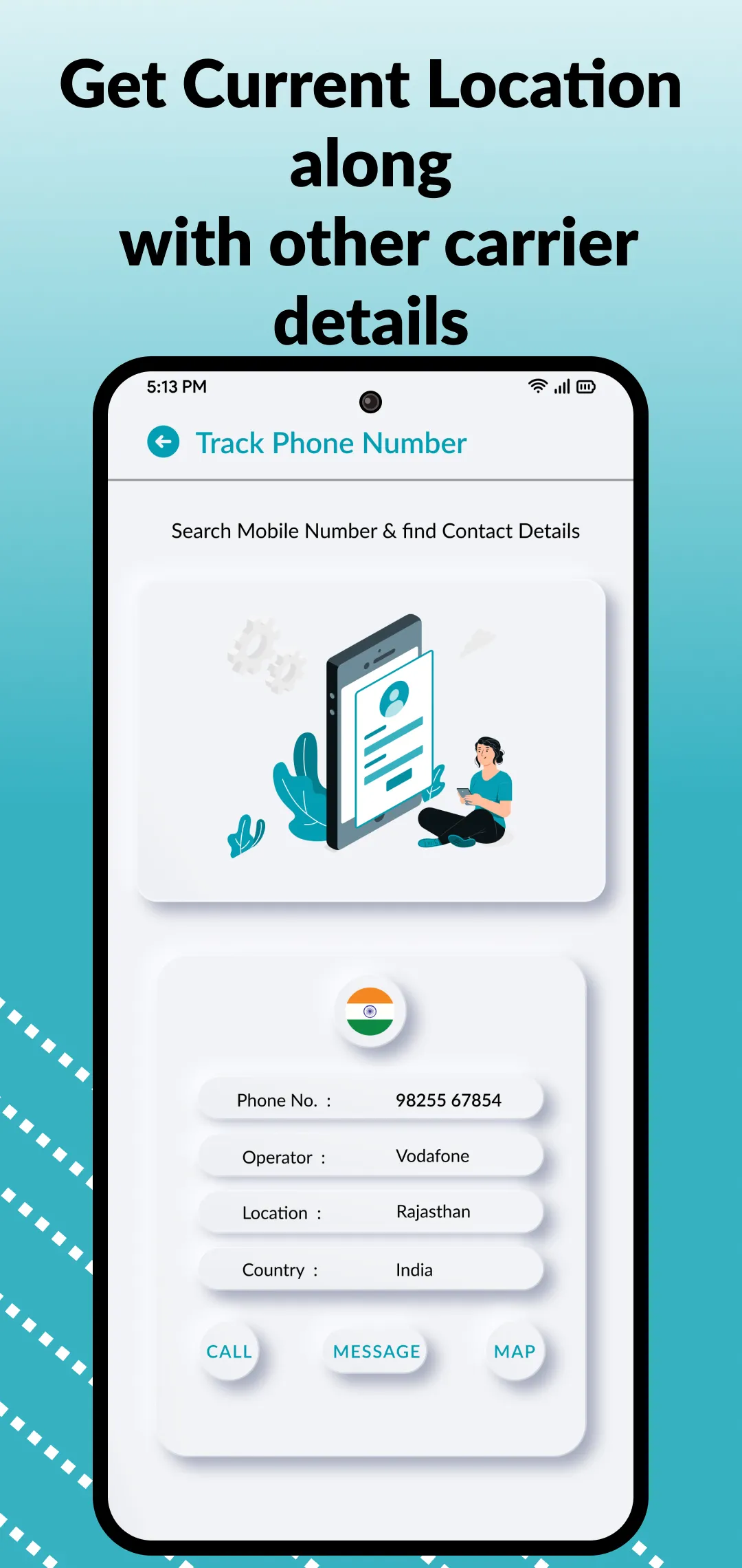 Live Mobile Number Location | Indus Appstore | Screenshot