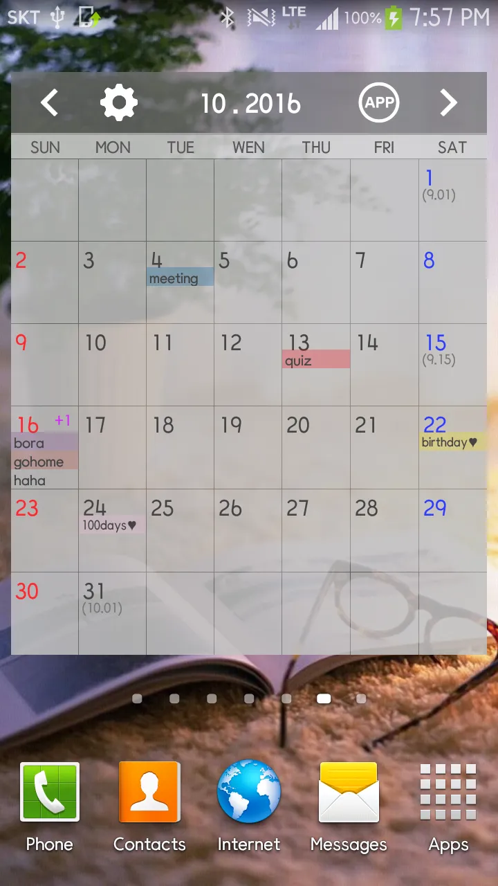 Simple Memo Calendar | Indus Appstore | Screenshot