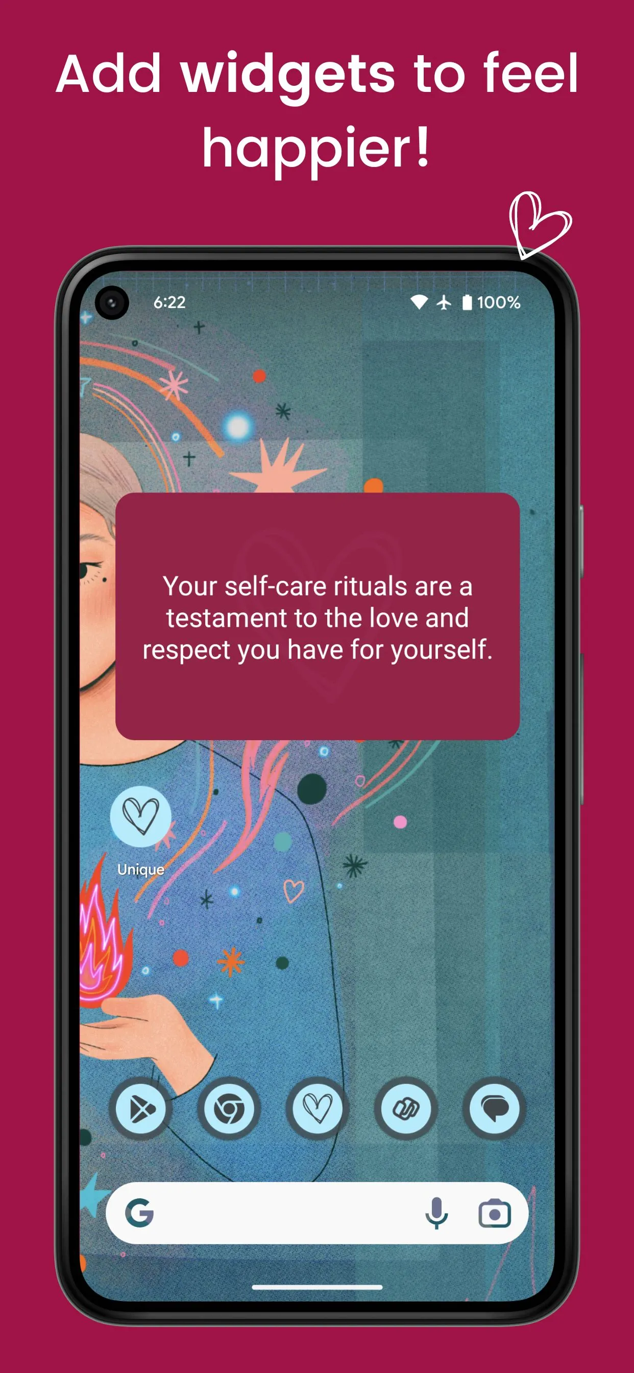 Unique - Self love & Self care | Indus Appstore | Screenshot