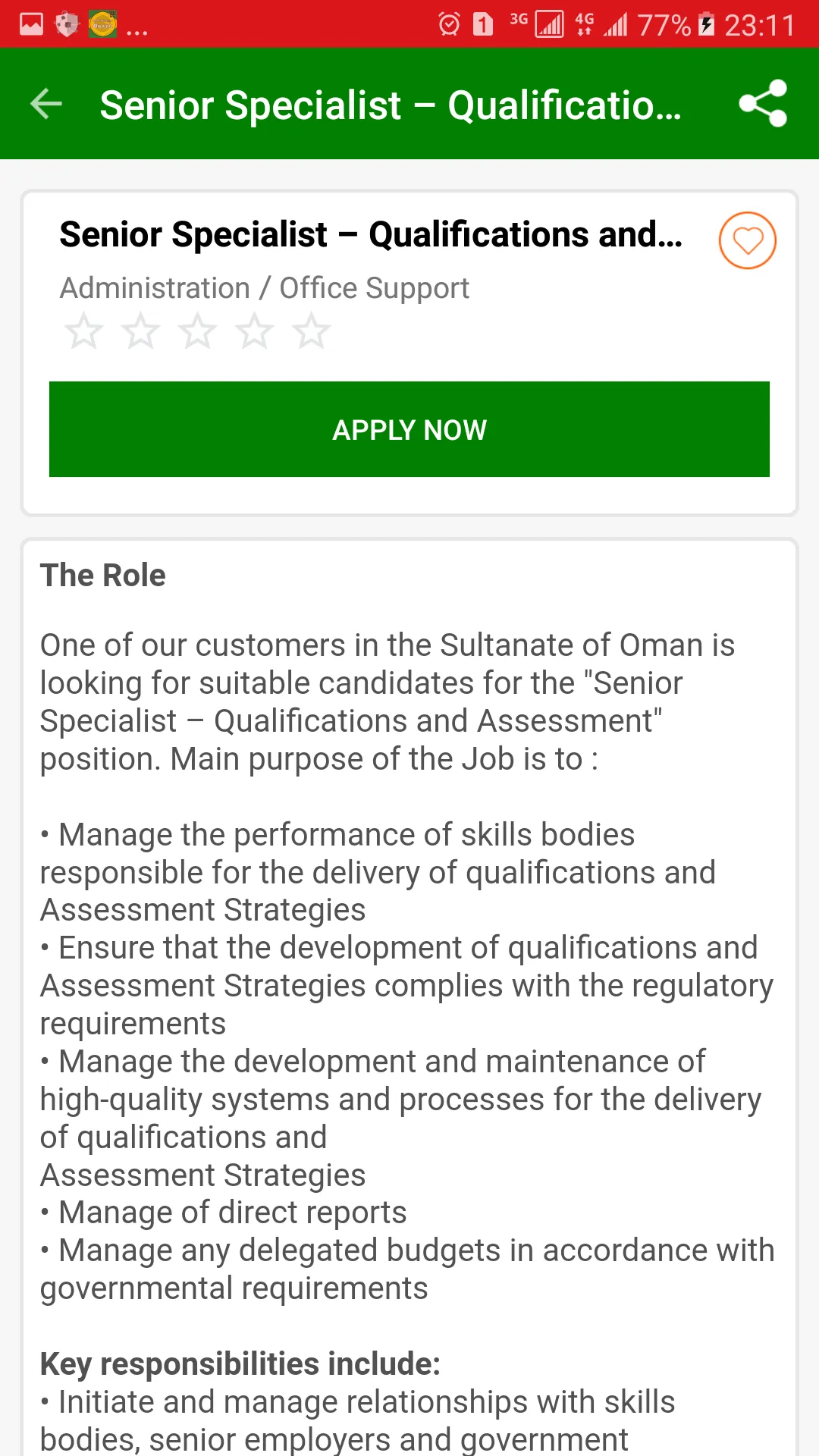 Jobs in Oman - Muscat Jobs | Indus Appstore | Screenshot