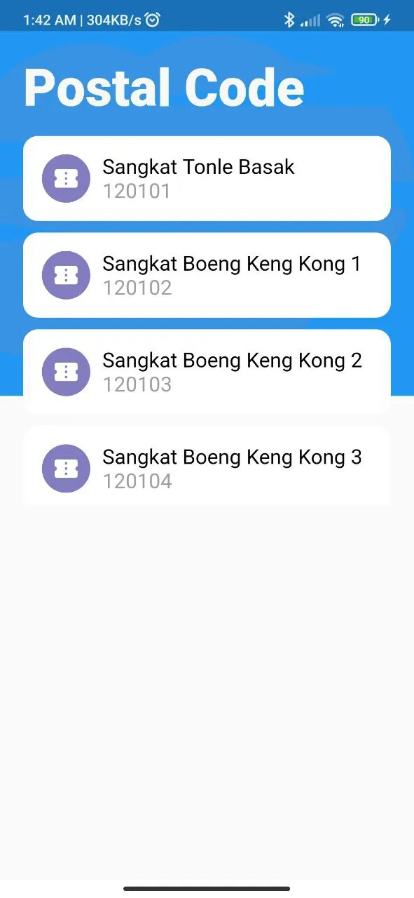 Khmer Postal Code | Indus Appstore | Screenshot