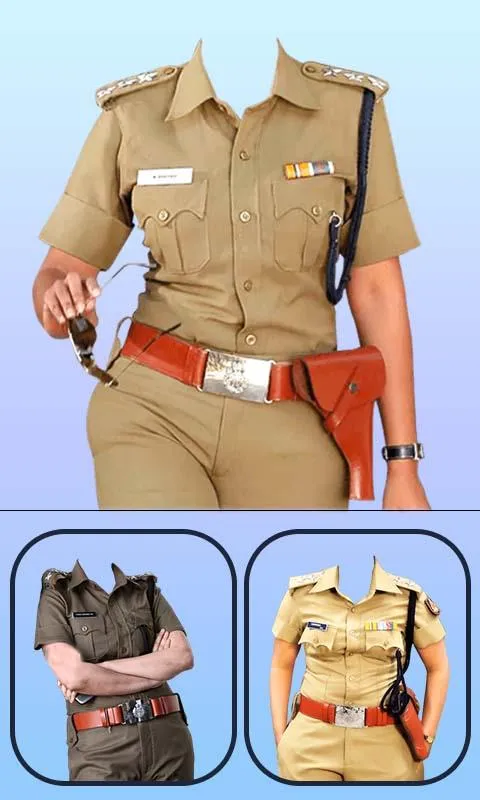 Women Police Photo Suit | Indus Appstore | Screenshot