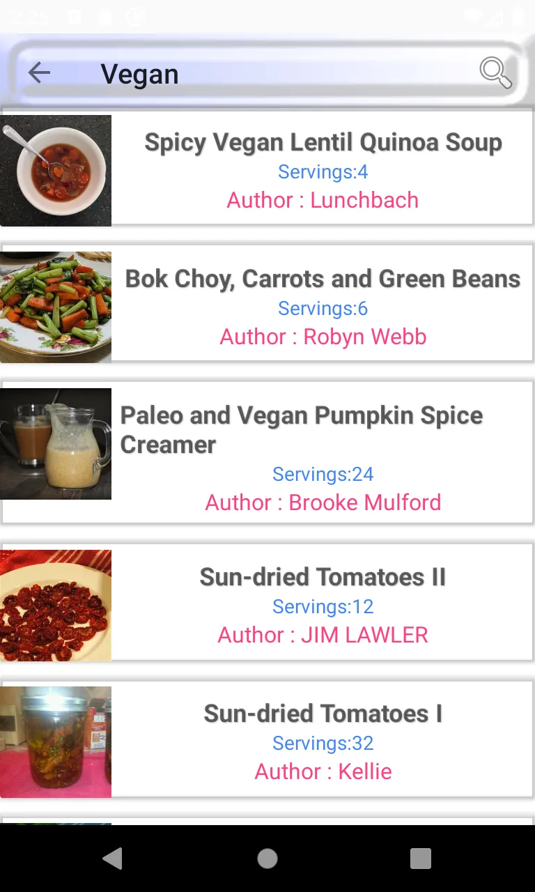 Vegan Recipes: cook easy food | Indus Appstore | Screenshot